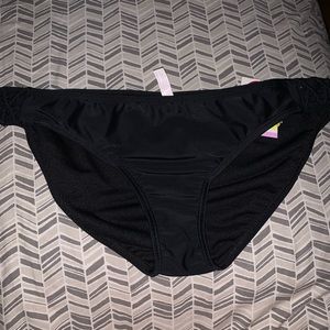 SO Black Bikini Bottoms XL 15 17 NWT